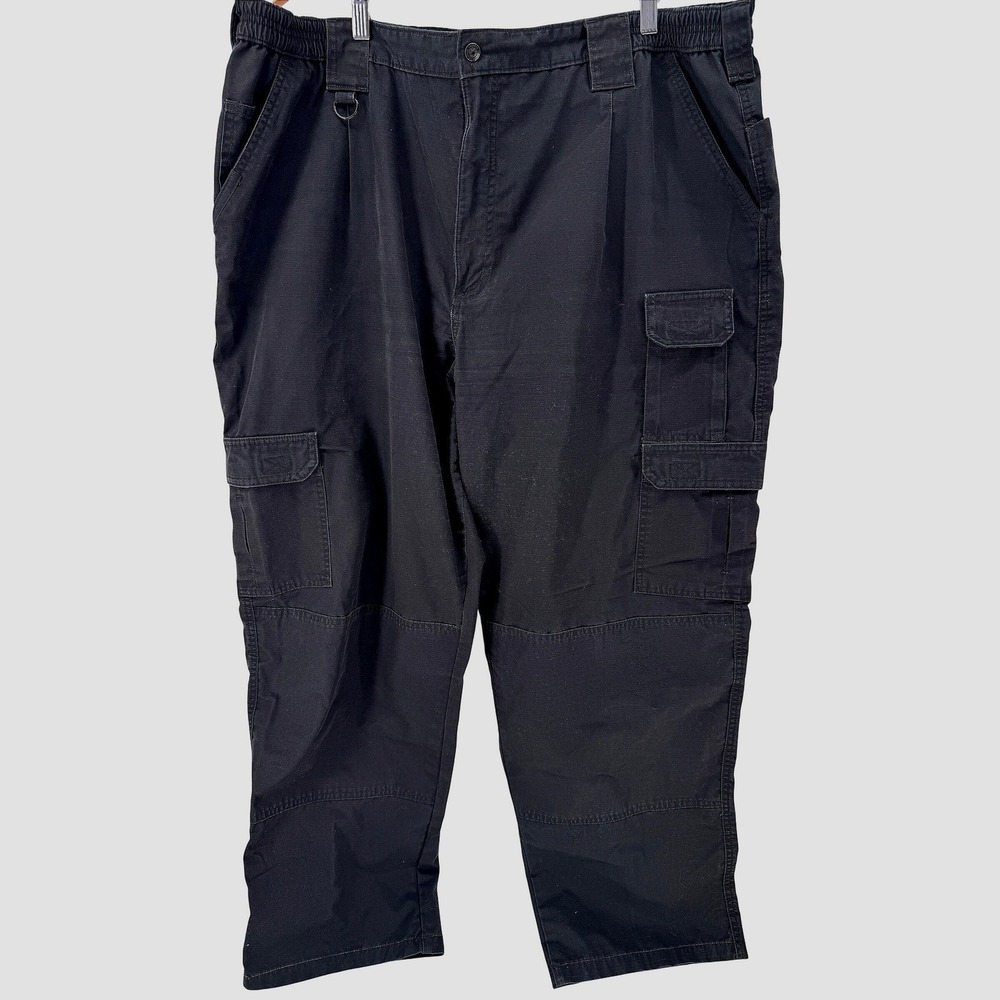 Propper Tactical Cargo Pants Mens 48 Black Ripstop Utility